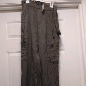 Express Green High Waist Pant Size SP NWT